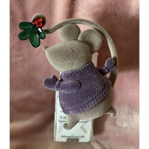 Bath & and Body Works Mistletoe Mouse Purple Sweater Wallflower Plug In Diffuser